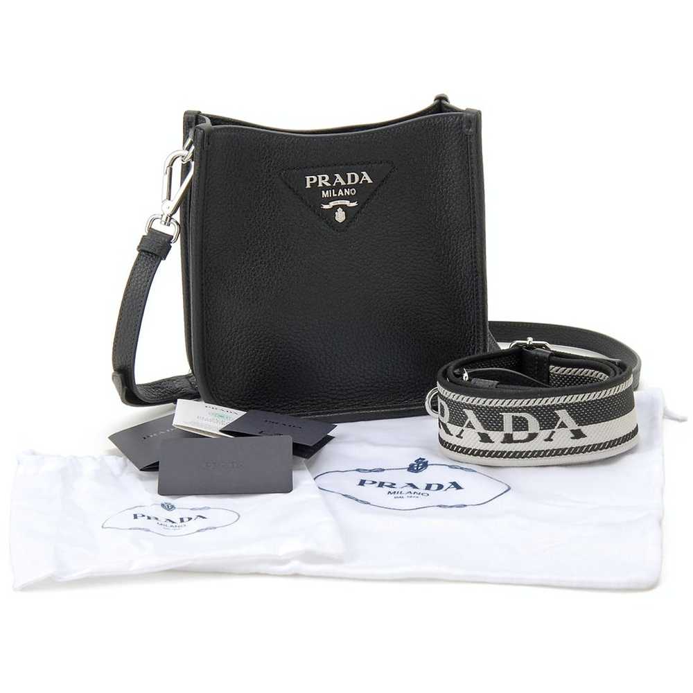 Prada Prada Shoulder Bag Leather Nero Black - image 5