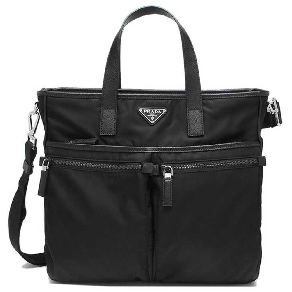 Prada Prada Business Bag Shoulder Bag Renylon Saf… - image 4