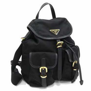 Authentic PRADA Pink Nylon and Gold Leather Backpack Bag Purse #53709 | eBay