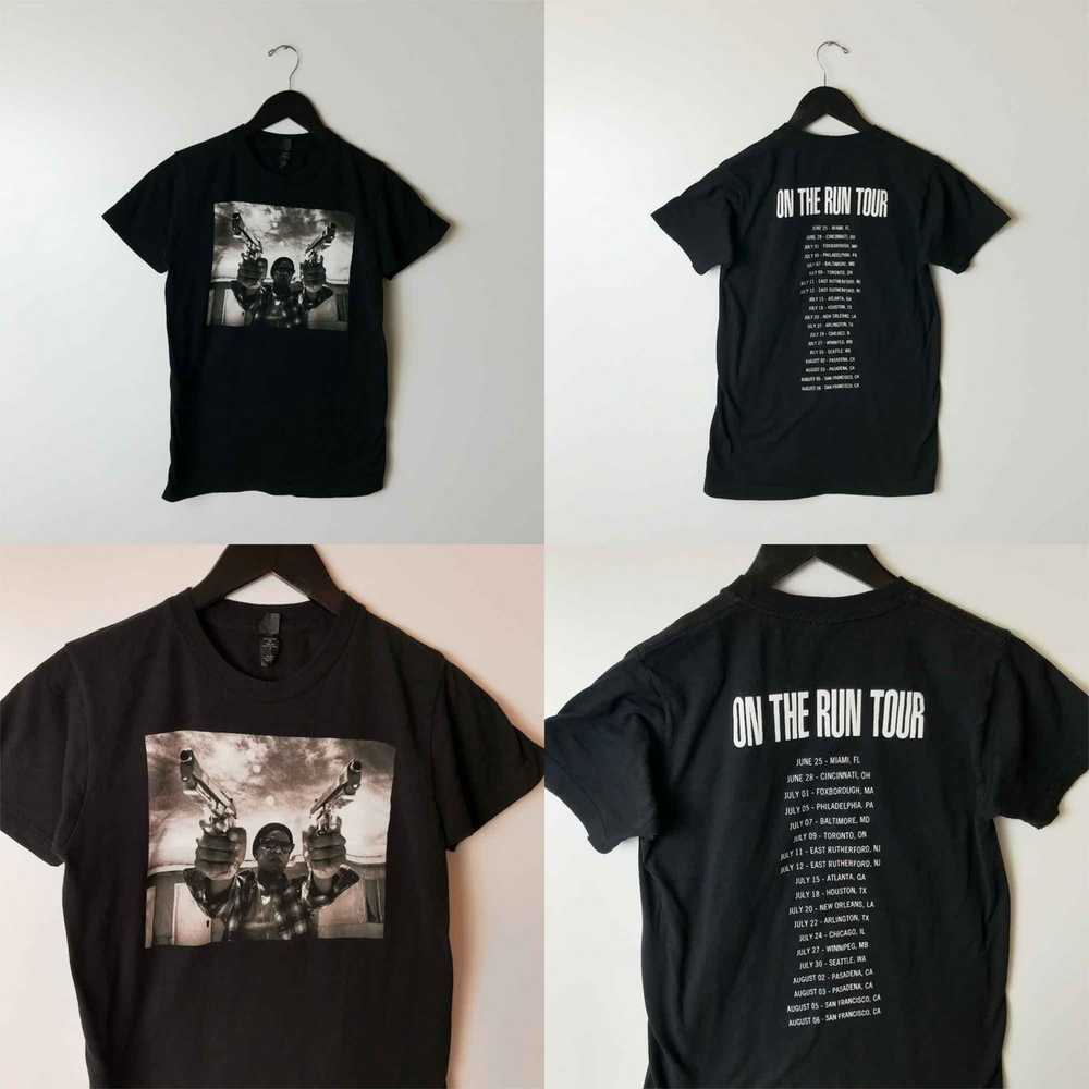 Rap Tees × Streetwear × Tultex On The Run Tour Ja… - image 10