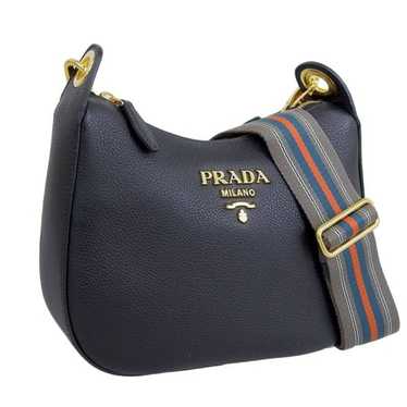 Prada Prada Shoulder Bag Leather Outlet Black Nero - image 1