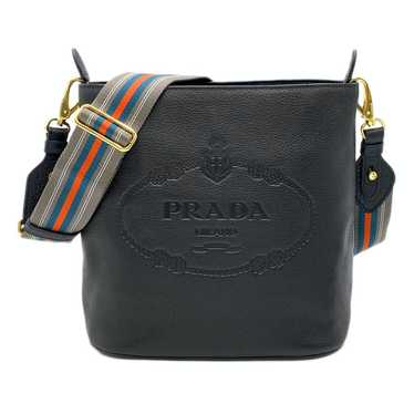 Prada, Bags, Prada Vitello Phenix Crossbody Graige Cipria Leather Shoulder  Bag