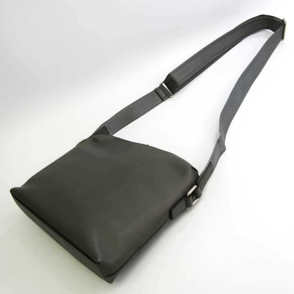Authenticated Used LOUIS VUITTON Louis Vuitton Pochette Grigori Shoulder Bag  M30505 Taiga Ardoise Black Series Silver Metal Fittings Diagonal Messenger  