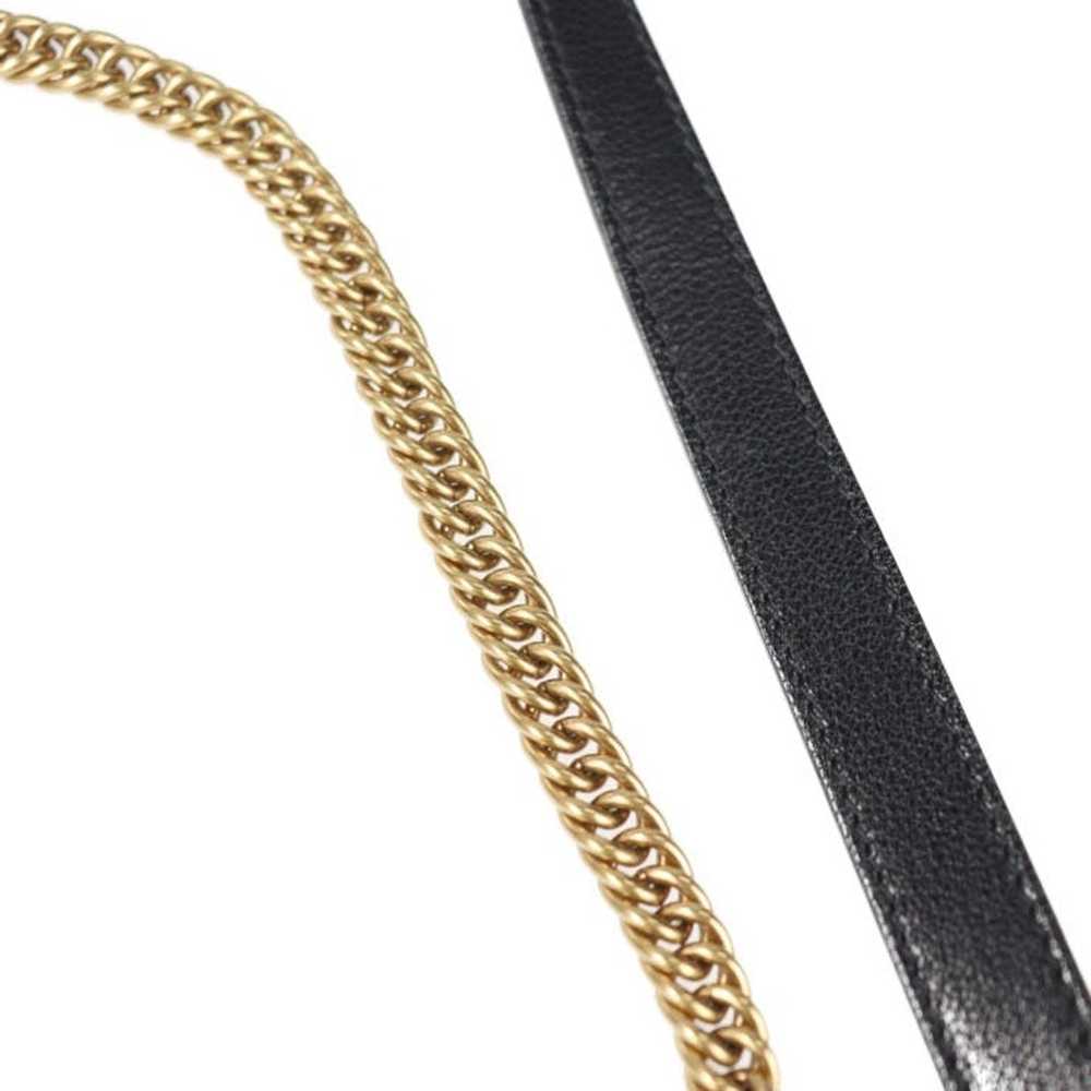 Givenchy Givenchy Leather Black Dark Gray Chain S… - image 7