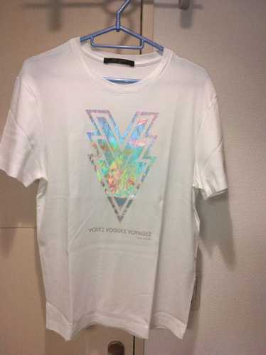 Louis Vuitton LV Mens Multicolor Monogram Print Short Sleeve White 1A7WIC