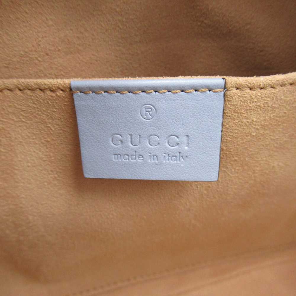 Gucci Gucci GG Marmont Leather Blue Pale Shoulder… - image 7