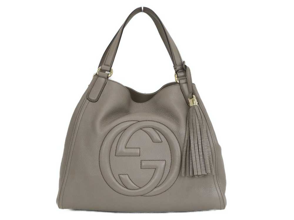 Gucci Gucci Soho Handbag Tote bag Interlocking Ta… - image 1