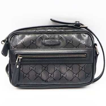 Gucci GG Supreme Tigers Messenger Black/Grey in Nylon with Silver-tone - US