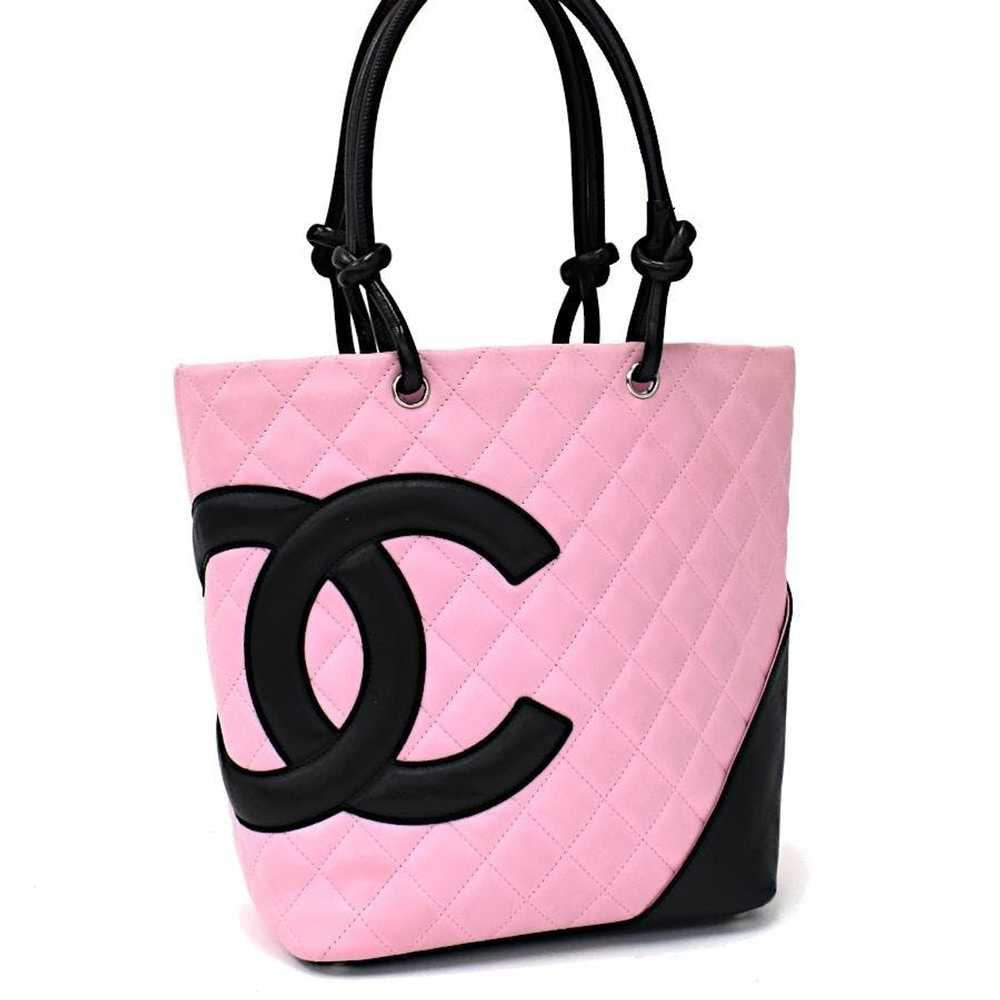 Chanel Chanel Cambon Line Medium Tote Handbag Cal… - image 1