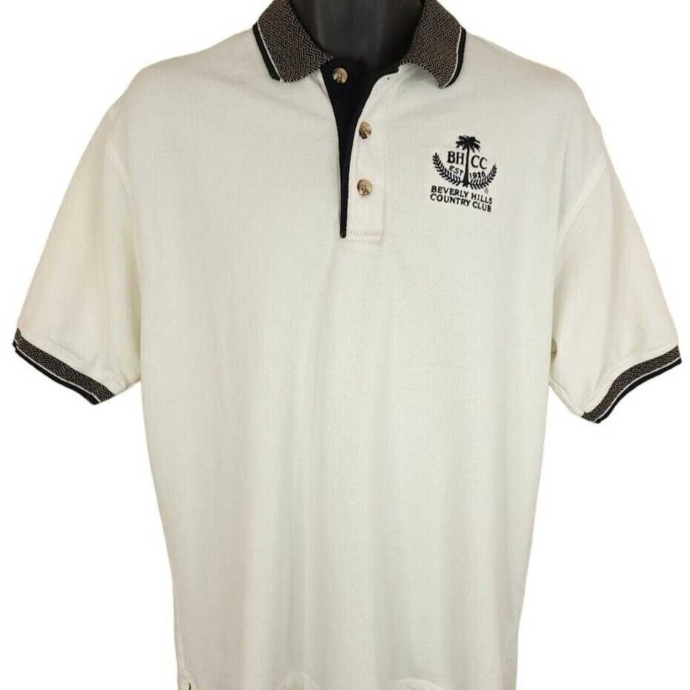 Vintage Beverly Hills Country Club Polo Shirt Vin… - image 1