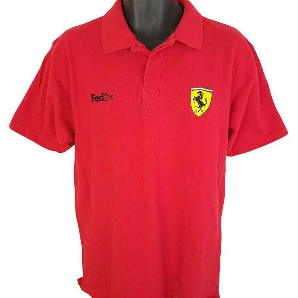 Vintage Ferrari Racing Polo Shirt Vintage 90s 199… - image 1