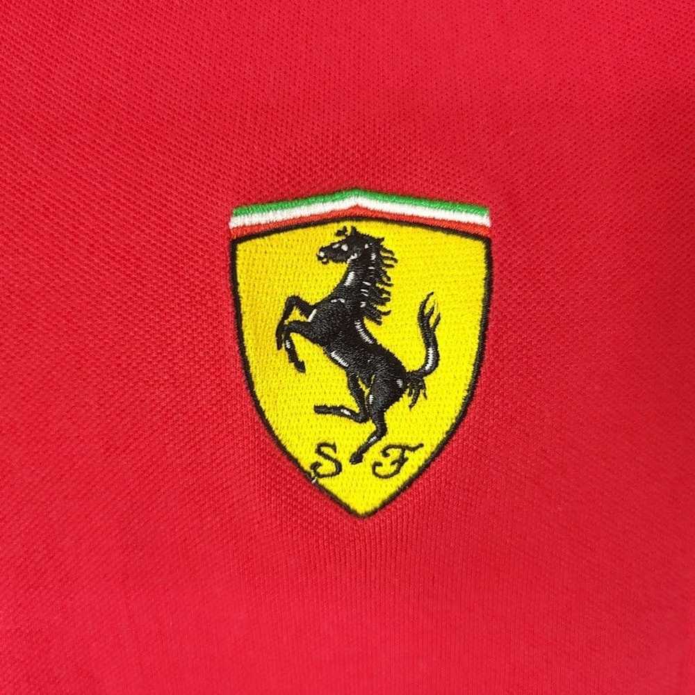 Vintage Ferrari Racing Polo Shirt Vintage 90s 199… - image 2