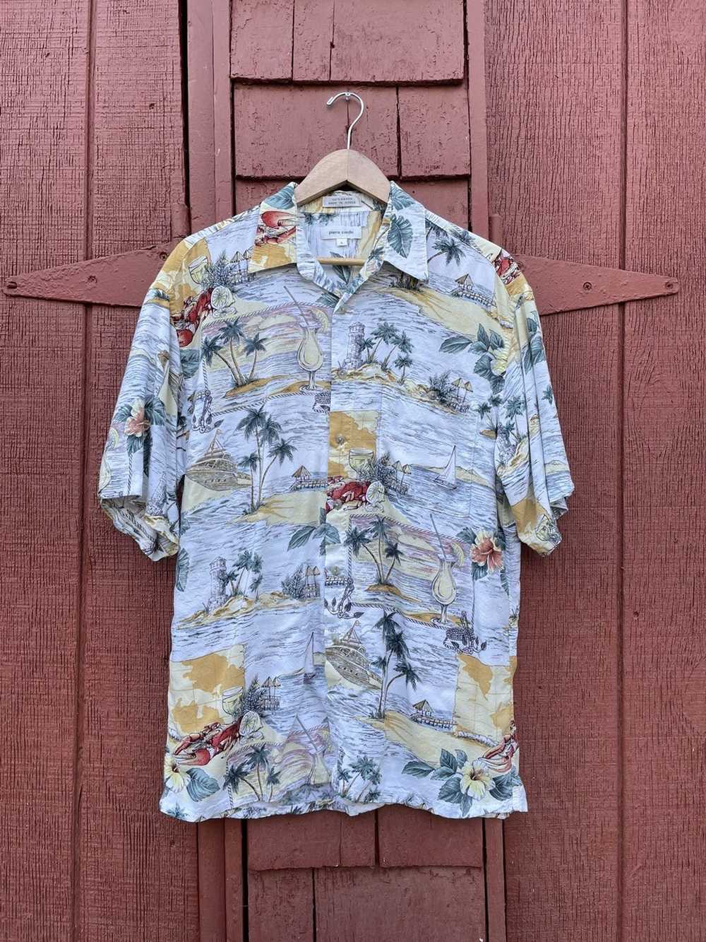 Hawaiian Shirt × Pierre Cardin × Vintage Pierre C… - image 1