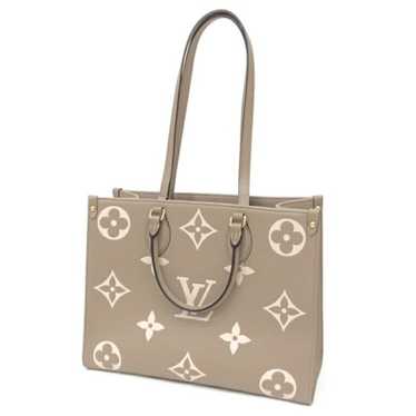 Buy Louis Vuitton Pre-loved On-the-go Mm Monogram Amplant Shoulder Bag Tote  Bag Leather Light Beige Orange Brown 2way 2023 Online