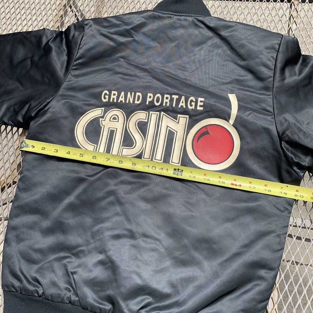 Other Vintage Grand Portage Casino Jacket Gamblin… - image 10