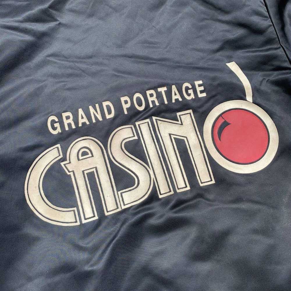 Other Vintage Grand Portage Casino Jacket Gamblin… - image 8