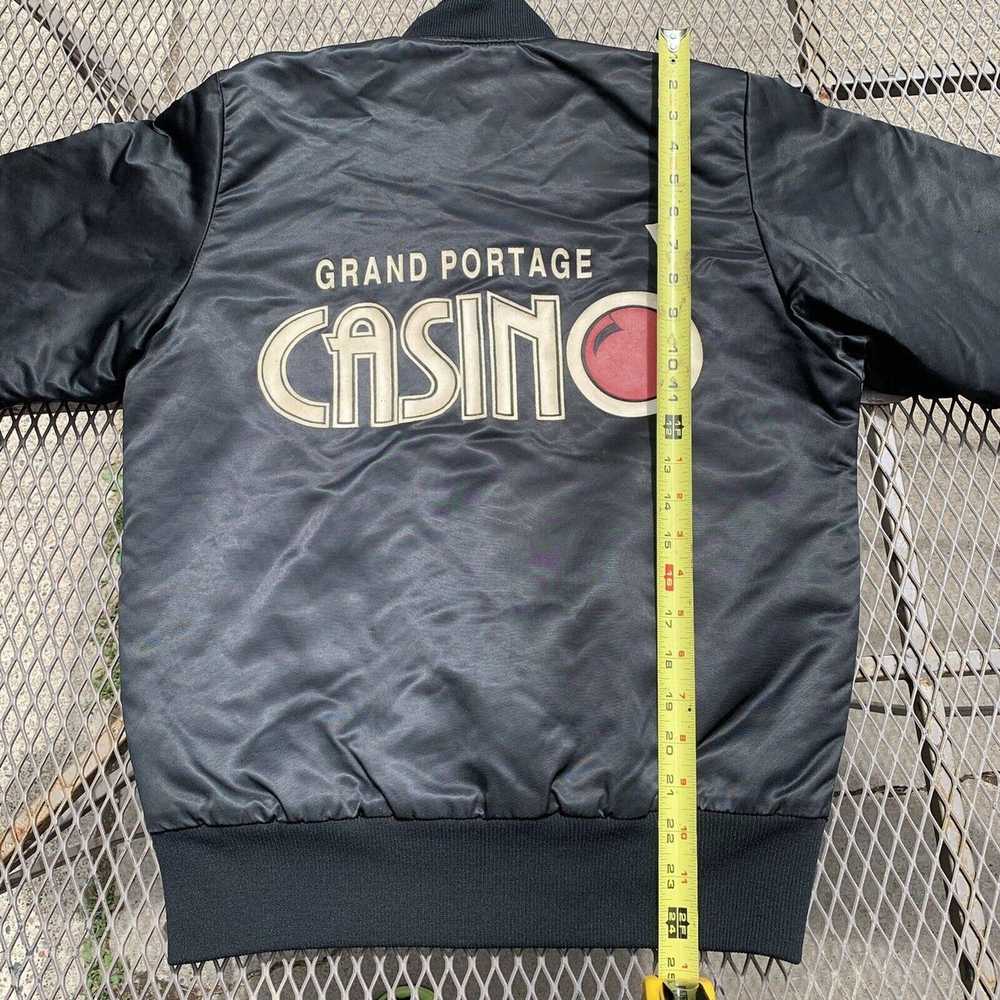 Other Vintage Grand Portage Casino Jacket Gamblin… - image 9