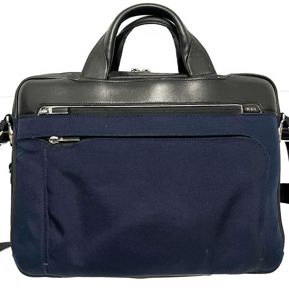 Tumi TUMI Men's Navy Alpha Bravo Nylon / Leather … - image 7