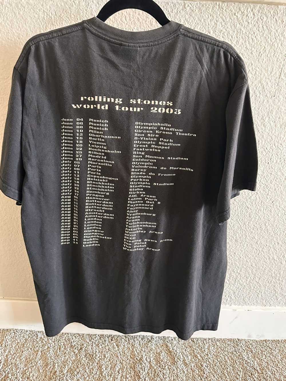 Band Tees × Vintage Rolling Stones 2003 World Tou… - image 2