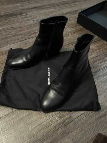 Saint Laurent Paris Black cole zippered boot