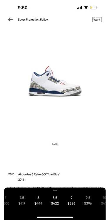 Jordan Brand × Nike Air Jordan 3 - True Blue