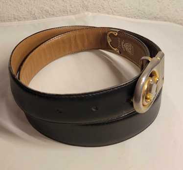 小物 1980s GUCCI HORSE BELT 1970s/1980s Gucci Horse Head Horseshoe Buckle Black