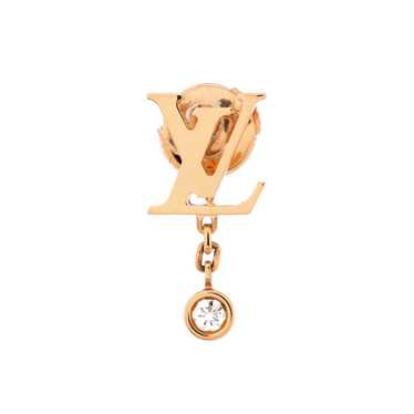 Louis Vuitton Gimme A Clue M66417 Gold Plated Earrings