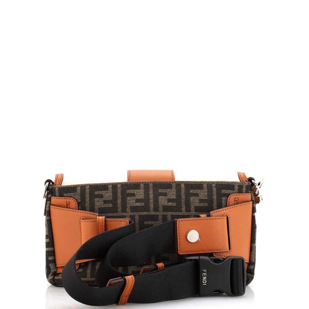 FENDI Baguette Convertible Belt Bag Zucca Canvas … - image 3