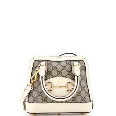 Gucci GG Canvas Horsebit 1955 Mini Top Handle Bag (SHF-23739) – LuxeDH