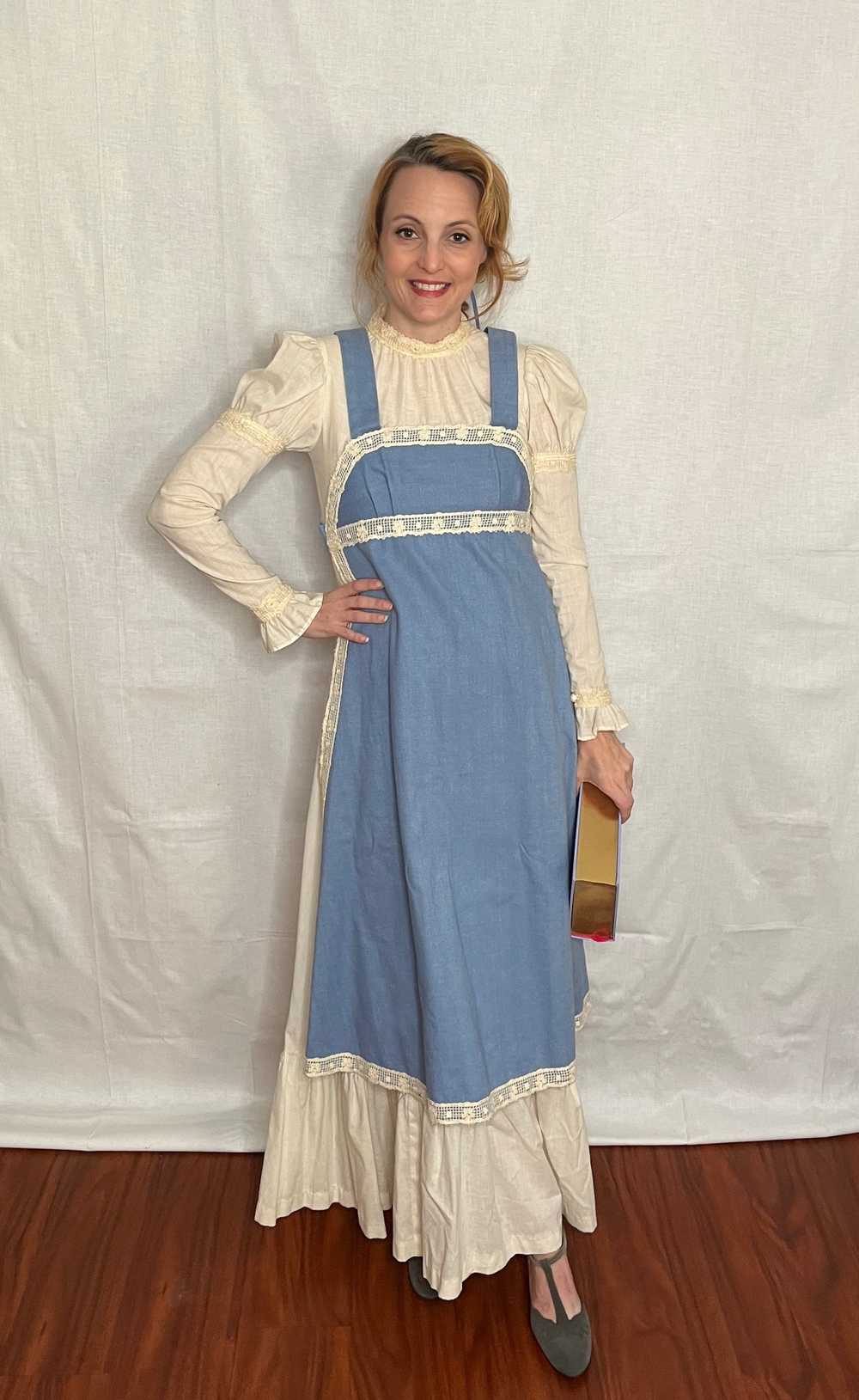 Vintage 1960’s "Gunne Sax of California" Denim Ch… - image 1