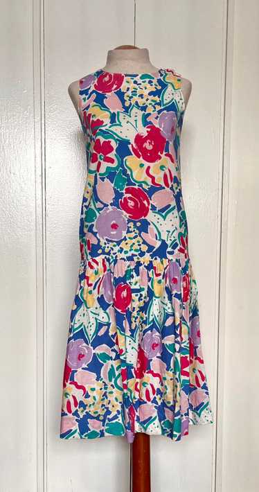 Vintage 1980’s "Laura Ashley" Floral Drop Waist Sh