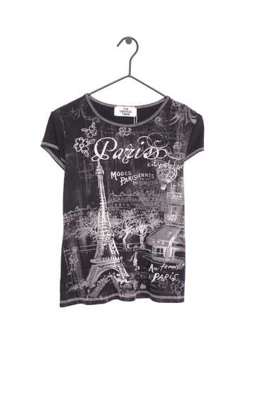 Y2K Paris All-Over Top