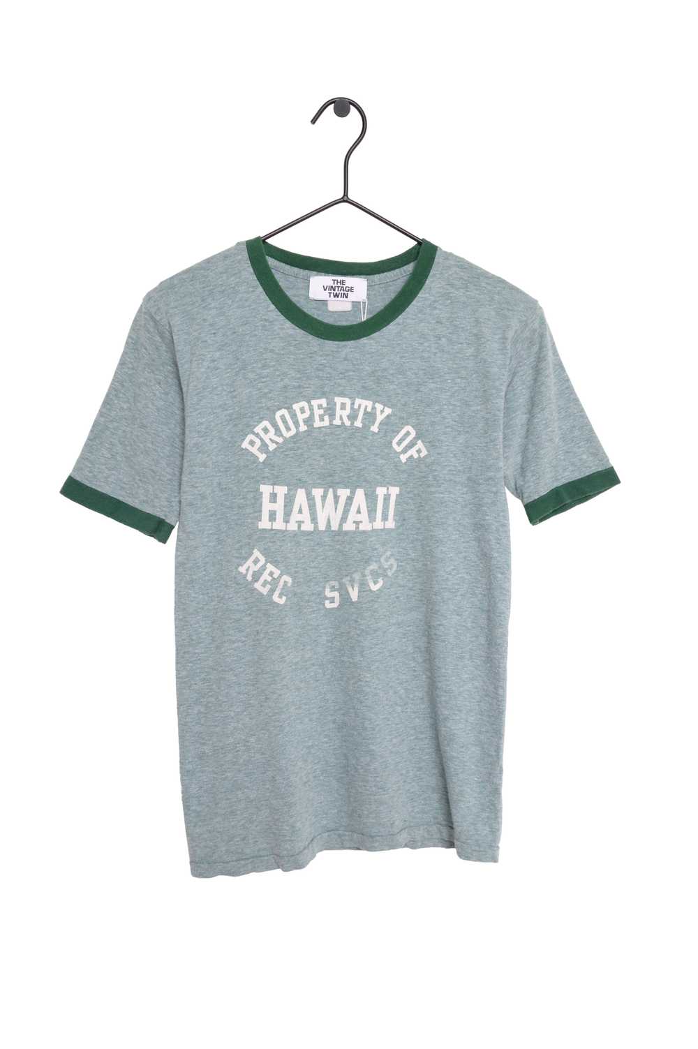 1980s Property of Hawaii Ringer Tee - image 1