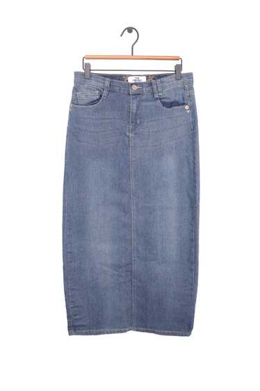 Y2K Denim Maxi Skirt