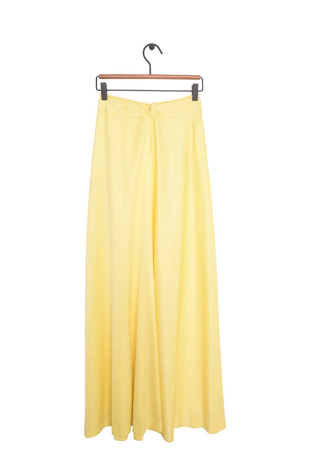 1970s Shiny Maxi Skirt - image 2