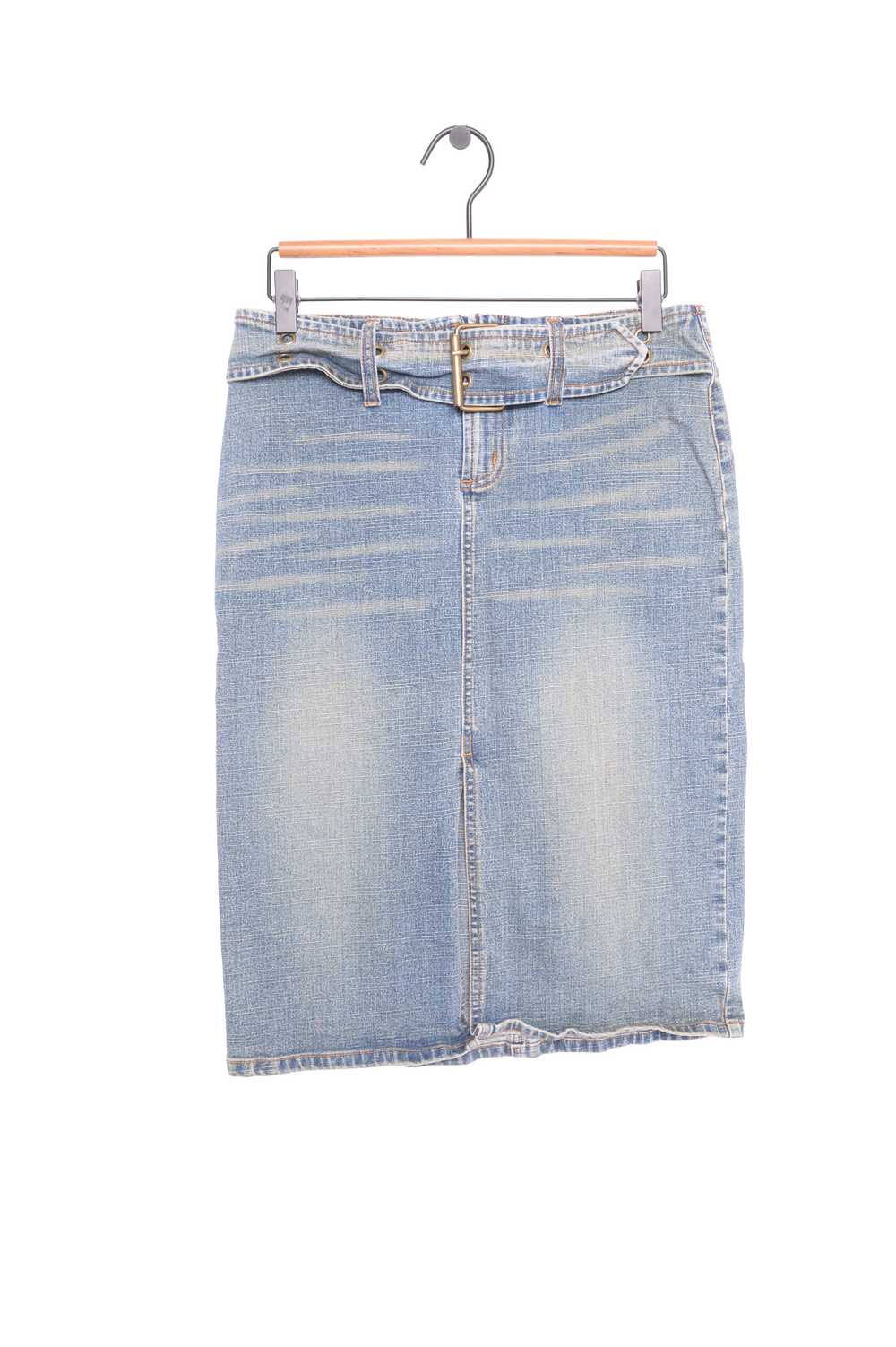 Y2K Denim Midi Skirt - image 1