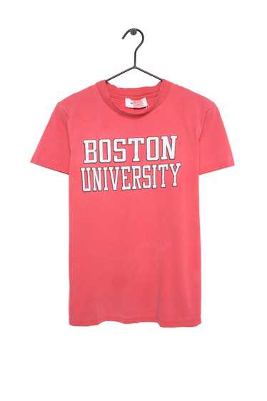 1980s Faded Boston University Baby Tee USA