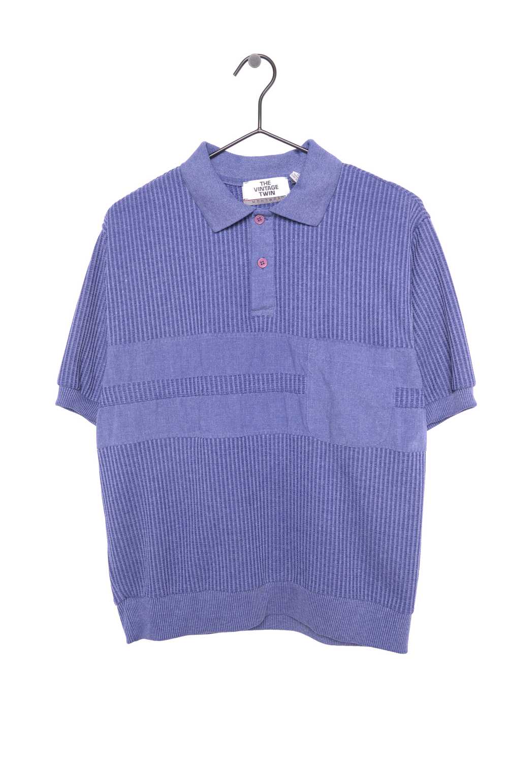 1980s Textured Polo - image 1