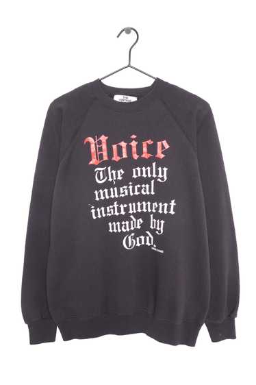 1980s Faded Voice From God Sweatshirt USA - image 1