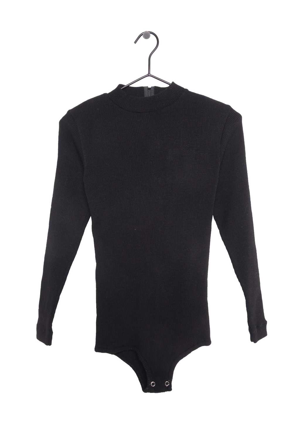 1960s Ribbed Bodysuit - image 1