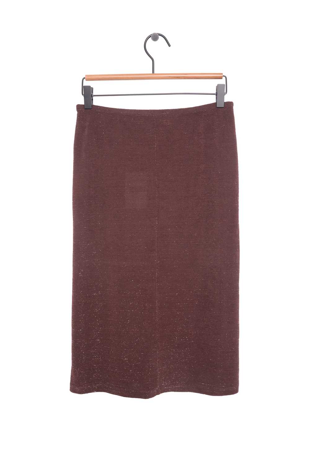 Y2K Slinky Glitter Midi Skirt USA - image 3