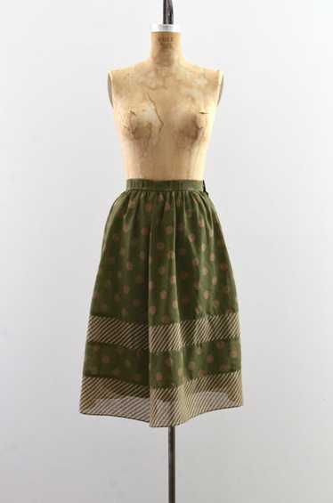 Vintage Polka Dot Skirt - image 1