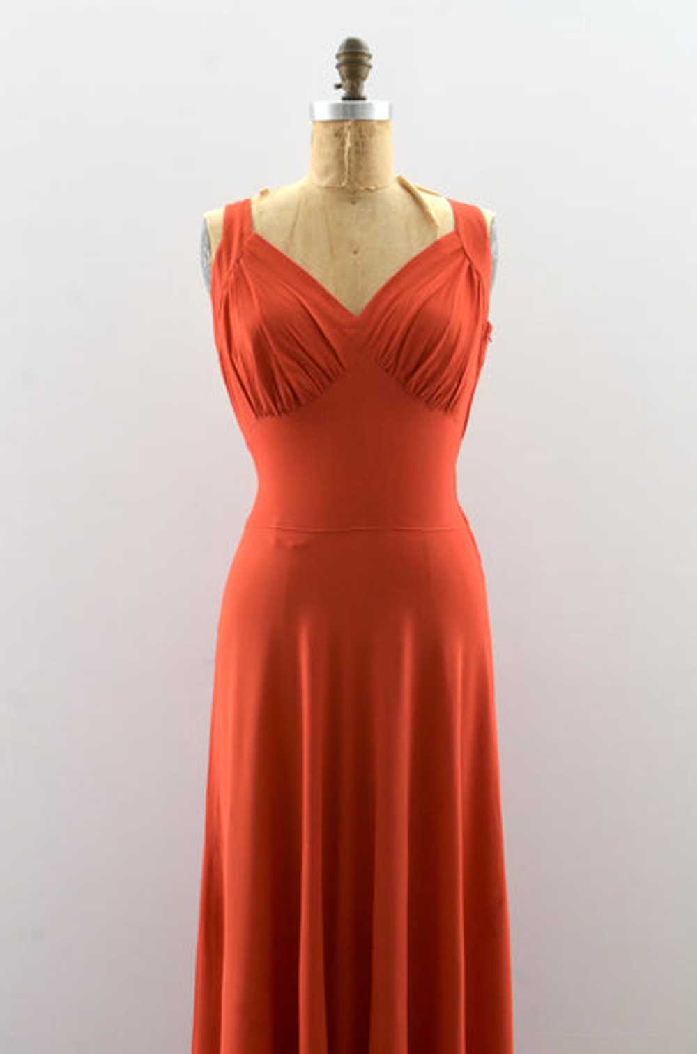 Vintage 1940s Two Piece Gown - image 5