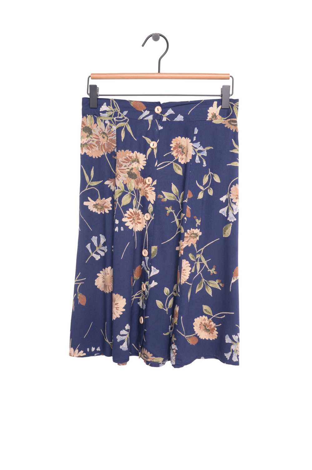 1990s Floral Midi Skirt USA - image 1