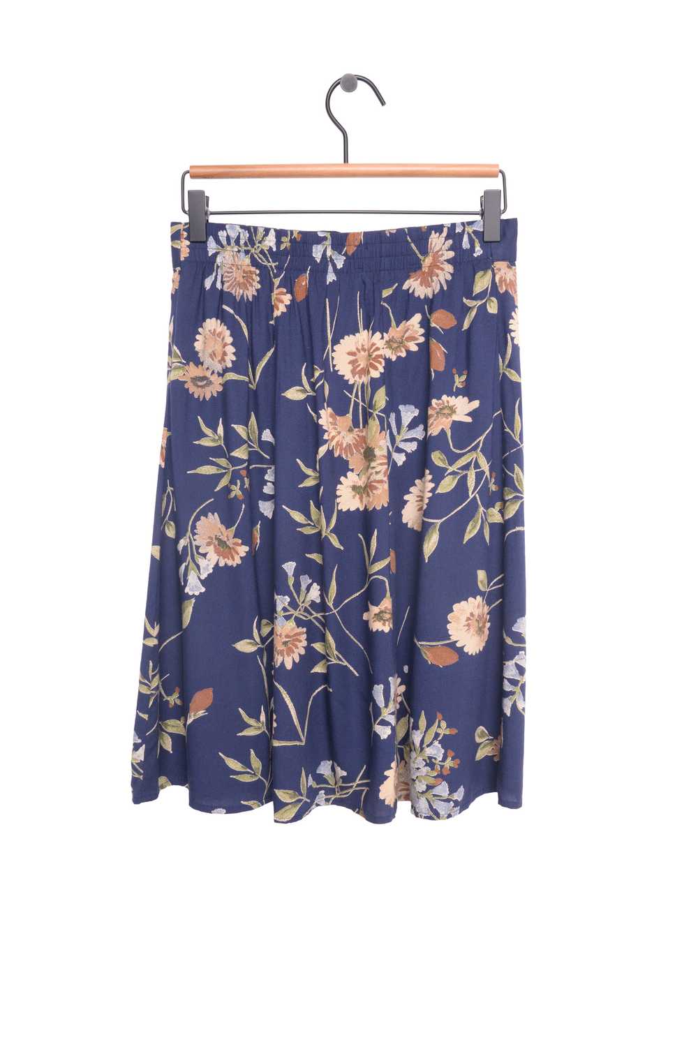 1990s Floral Midi Skirt USA - image 2