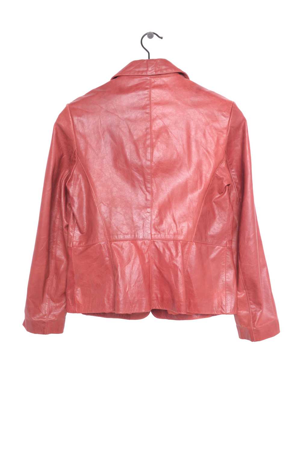Rust Leather Jacket - image 2