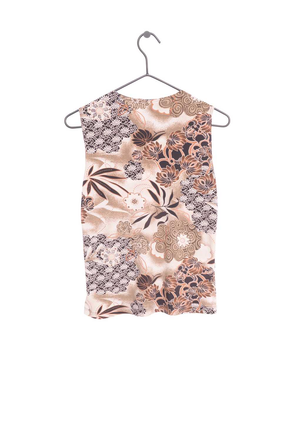 1990s Floral All-Over Top USA - image 2