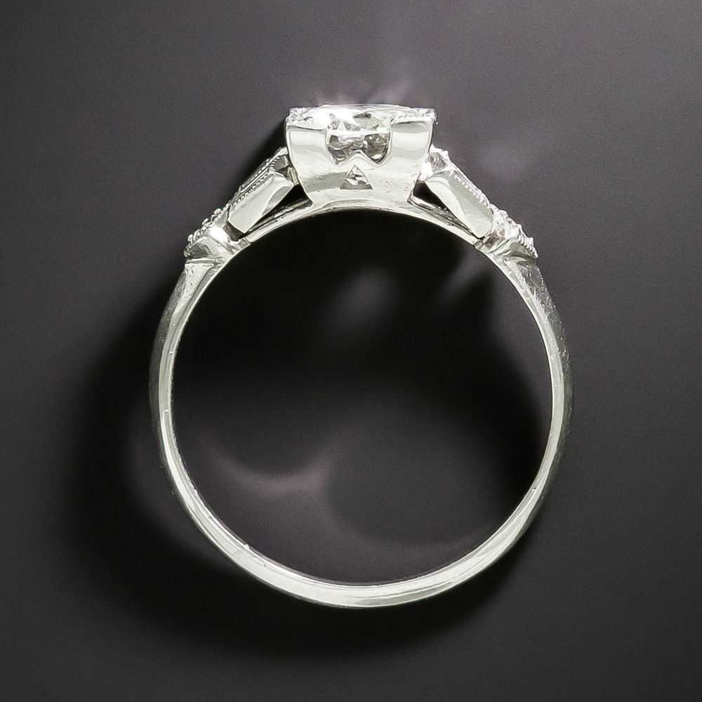 Art Deco 1.02 Carat Diamond Engagement Ring - GIA… - image 3