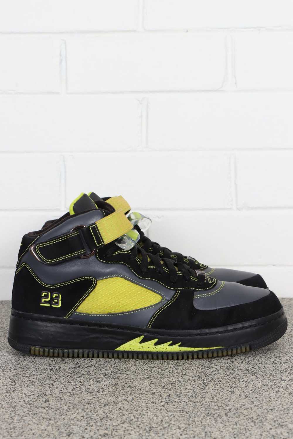 NIKE AIR JORDAN Fusion 5 Black / Cactus Sneakers … - image 2