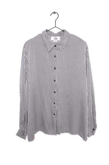 Soft Polka Dot Silk Top - image 1